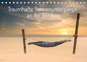 Traumhafte Sonnenuntergänge an der Nordsee (Tischkalender 2023 DIN A5 quer) von Sarnade