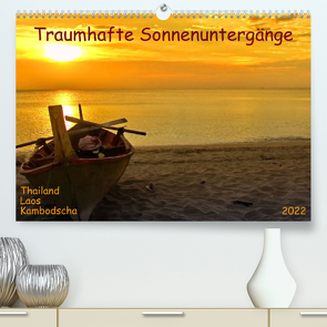 Traumhafte Sonnenuntergänge in Thailand, Laos und Kambodscha (Premium, hochwertiger DIN A2 Wandkalender 2022, Kunstdruck in Hochglanz) von Böck,  Herbert