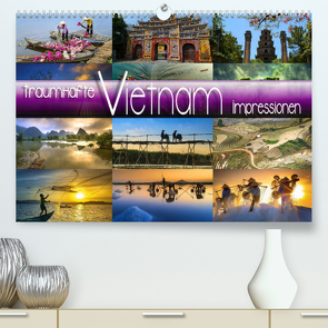 Traumhafte Vietnam Impressionen (Premium, hochwertiger DIN A2 Wandkalender 2022, Kunstdruck in Hochglanz) von Utz,  Renate