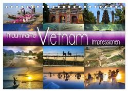 Traumhafte Vietnam Impressionen (Tischkalender 2024 DIN A5 quer), CALVENDO Monatskalender von Utz,  Renate