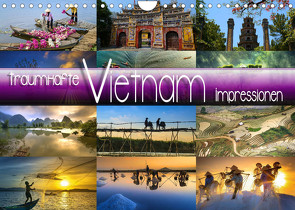 Traumhafte Vietnam Impressionen (Wandkalender 2022 DIN A4 quer) von Utz,  Renate