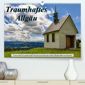 Traumhaftes Allgäu (Premium, hochwertiger DIN A2 Wandkalender 2021, Kunstdruck in Hochglanz) von Wenk,  Marcel
