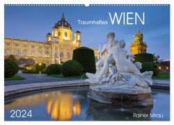 Traumhaftes Wien 2024 (Wandkalender 2024 DIN A2 quer), CALVENDO Monatskalender von Mirau,  Rainer