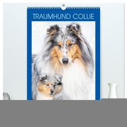 Traumhund Collie – Glück auf vier Pfoten (hochwertiger Premium Wandkalender 2024 DIN A2 hoch), Kunstdruck in Hochglanz von Starick,  Sigrid
