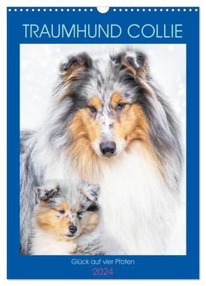Traumhund Collie – Glück auf vier Pfoten (Wandkalender 2024 DIN A3 hoch), CALVENDO Monatskalender von Starick,  Sigrid