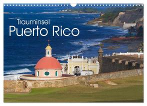 Trauminsel Puerto Rico (Wandkalender 2024 DIN A3 quer), CALVENDO Monatskalender von Freitag,  Luana