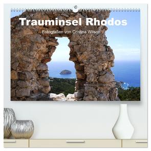 Trauminsel Rhodos (hochwertiger Premium Wandkalender 2024 DIN A2 quer), Kunstdruck in Hochglanz von GbR Cristina Wilson,  Kunstmotivation