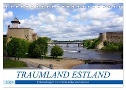 Traumland Estland – Erkundungen zwischen Saka und Narva (Tischkalender 2024 DIN A5 quer), CALVENDO Monatskalender von von Loewis of Menar,  Henning