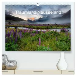 Traumland Neuseeland (hochwertiger Premium Wandkalender 2024 DIN A2 quer), Kunstdruck in Hochglanz von Alicke,  Björn