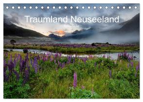 Traumland Neuseeland (Tischkalender 2024 DIN A5 quer), CALVENDO Monatskalender von Alicke,  Björn