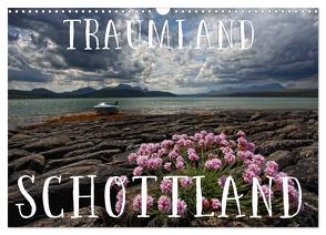 Traumland Schottland (Wandkalender 2024 DIN A3 quer), CALVENDO Monatskalender von Cross,  Martina