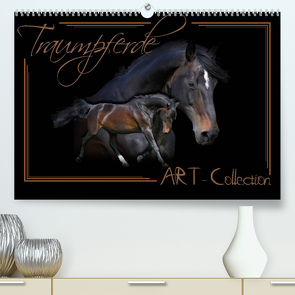 Traumpferde-ART-Collection (Premium, hochwertiger DIN A2 Wandkalender 2023, Kunstdruck in Hochglanz) von Redecker,  Andrea