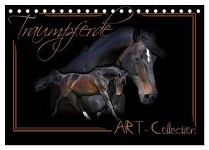 Traumpferde-ART-Collection (Tischkalender 2024 DIN A5 quer), CALVENDO Monatskalender von Redecker,  Andrea