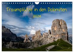 Traumplätze in den Dolomiten (Wandkalender 2024 DIN A4 quer), CALVENDO Monatskalender von Jordan,  Sonja