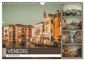 Traumstadt Venedig (Wandkalender 2024 DIN A4 quer), CALVENDO Monatskalender von Meutzner,  Dirk