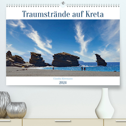 Traumstrände auf Kreta (hochwertiger Premium Wandkalender 2024 DIN A2 quer), Kunstdruck in Hochglanz von Kleemann,  Claudia