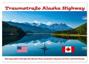 Traumstraße Alaska Highway (Wandkalender 2024 DIN A2 quer), CALVENDO Monatskalender von Brack,  Roland