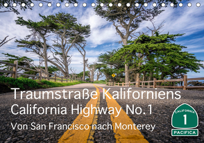 Traumstraße Kaliforniens – California Highway No.1 (Tischkalender 2021 DIN A5 quer) von Marufke,  Thomas