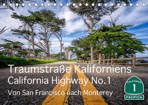 Traumstraße Kaliforniens – California Highway No.1 (Tischkalender 2023 DIN A5 quer) von Marufke,  Thomas