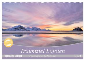 Traumziel Lofoten (Wandkalender 2024 DIN A2 quer), CALVENDO Monatskalender von Schnepp,  Rolf