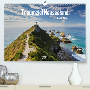 Traumziel Neuseeland 2021 (Premium, hochwertiger DIN A2 Wandkalender 2021, Kunstdruck in Hochglanz) von Mirau,  Rainer