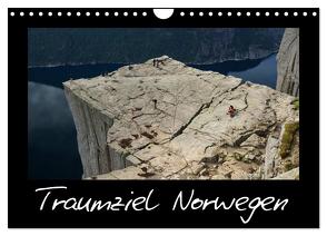 Traumziel Norwegen (Wandkalender 2024 DIN A4 quer), CALVENDO Monatskalender von Huss,  Jan