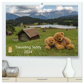 Travelling Teddy 2024 (hochwertiger Premium Wandkalender 2024 DIN A2 quer), Kunstdruck in Hochglanz von C-K-Images,  C-K-Images