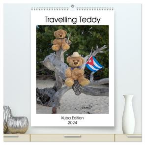 Travelling Teddy Kuba Edition 2024 (hochwertiger Premium Wandkalender 2024 DIN A2 hoch), Kunstdruck in Hochglanz von Kneidinger C-K-Images,  Christian
