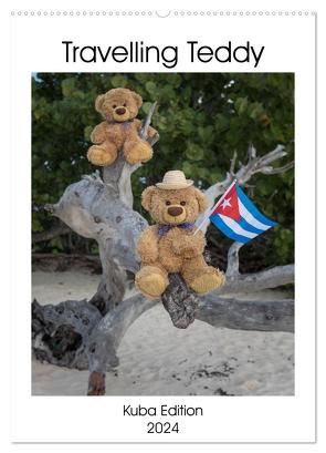 Travelling Teddy Kuba Edition 2024 (Wandkalender 2024 DIN A2 hoch), CALVENDO Monatskalender von Kneidinger C-K-Images,  Christian