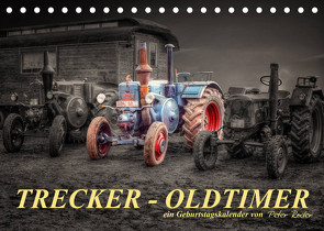 Trecker – Oldtimer / Geburtstagskalender (Tischkalender 2023 DIN A5 quer) von Roder,  Peter