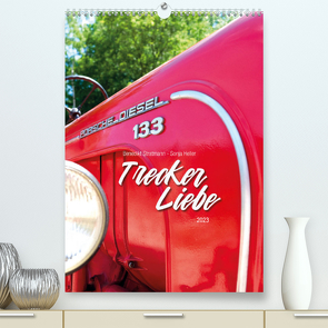 Treckerliebe (Premium, hochwertiger DIN A2 Wandkalender 2023, Kunstdruck in Hochglanz) von & Heller,  Stratmann