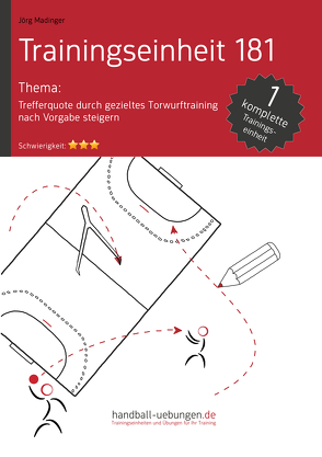 Trefferquote durch gezieltes Torwurftraining nach Vorgabe steigern (TE 181) von Madinger,  Jörg