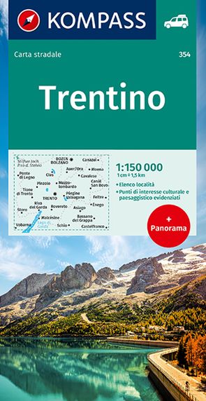 Trentino Panorama von KOMPASS-Karten GmbH