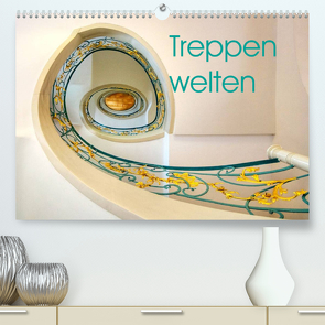 Treppenwelten (Premium, hochwertiger DIN A2 Wandkalender 2023, Kunstdruck in Hochglanz) von Seltmann,  Anne