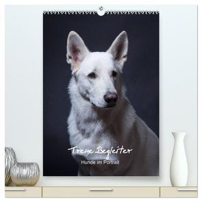 Treue Wegbegleiter, Hunde im Portrait. (hochwertiger Premium Wandkalender 2024 DIN A2 hoch), Kunstdruck in Hochglanz von Stark,  Susanne
