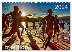 TRIATHLON 2024 (Wandkalender 2024 DIN A3 quer), CALVENDO Monatskalender von Kutsche,  Ingo