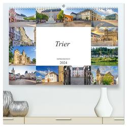 Trier Impressionen (hochwertiger Premium Wandkalender 2024 DIN A2 quer), Kunstdruck in Hochglanz von Meutzner,  Dirk
