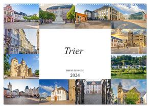 Trier Impressionen (Wandkalender 2024 DIN A2 quer), CALVENDO Monatskalender von Meutzner,  Dirk
