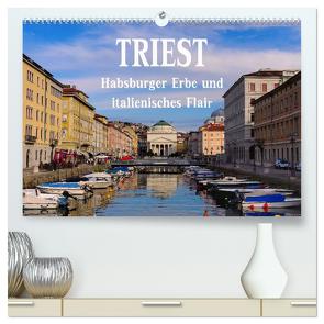 Triest – Habsburger Erbe und italienisches Flair (hochwertiger Premium Wandkalender 2024 DIN A2 quer), Kunstdruck in Hochglanz von LianeM,  LianeM