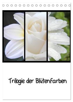 Trilogie der Blütenfarben (Tischkalender 2024 DIN A5 hoch), CALVENDO Monatskalender von Busch,  Martina