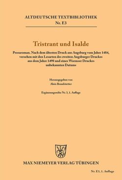 Tristrant und Isalde von Brandstetter,  Alois