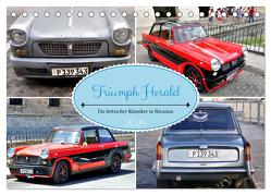 Triumph Herald – Ein britischer Klassiker in Havanna (Tischkalender 2024 DIN A5 quer), CALVENDO Monatskalender von von Loewis of Menar,  Henning