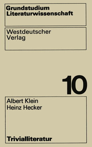 Trivialliteratur von Klein,  Albert