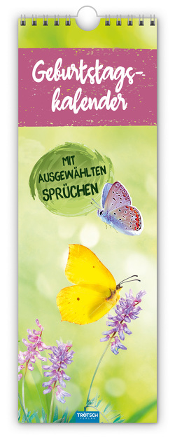 Trötsch Wandkalender Geburtstagskalender mit ausgewählten Sprüchen von Trötsch Verlag GmbH & Co. KG