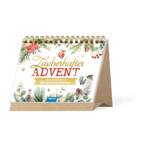 Trötsch Adventskalender zum Aufstellen Zauberhafter Advent – Adventskalender mit 24 Spruchweisheiten von Trötsch Verlag GmbH & Co. KG