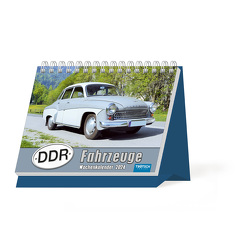 Trötsch Aufstellwochenkalender DDR Fahrzeuge 2024 von Trötsch Verlag GmbH & Co. KG