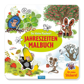 Trötsch Der kleine Maulwurf Jahreszeitenmalbuch Sticker und Malbuch von Trötsch Verlag GmbH & Co. KG