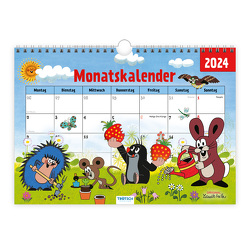 Trötsch Der kleine Maulwurf Monatsterminer Monatskalender 2024 von Trötsch Verlag GmbH & Co. KG
