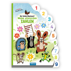 Trötsch Der kleine Maulwurf Pappbilderbuch mit Register Meine allerersten Zahlen von Trötsch Verlag