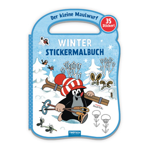 Trötsch Der kleine Maulwurf Winter-Stickermalbuch von Trötsch Verlag GmbH & Co. KG